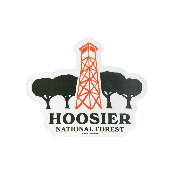 Hoosier National Forest Sticker