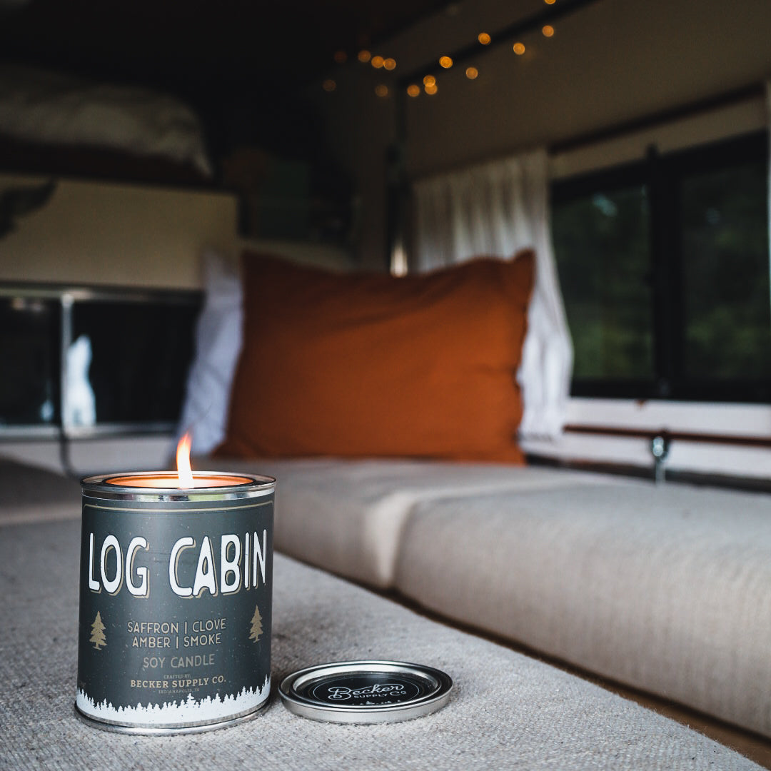 Log Cabin Candle - 1 Pint